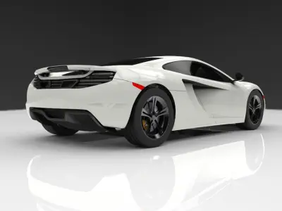 McLaren MP4 Free 3D model