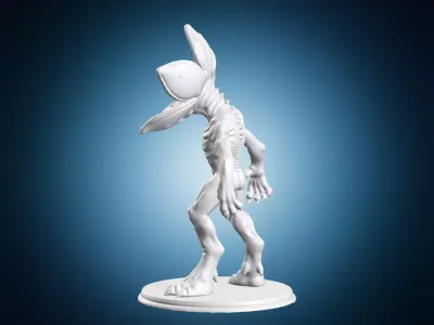 Demogorgon Monster Miniature Statue 3D print model