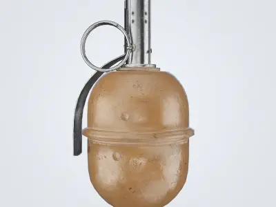 RGD-5 Grenade Low-poly 3D model