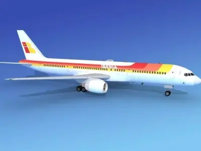 Boeing 757-200 Iberia 3D model