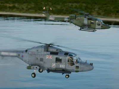 Westland Lynx HAS2 3D model