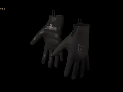 MOG Light Duty Gloves Low-poly 3D model