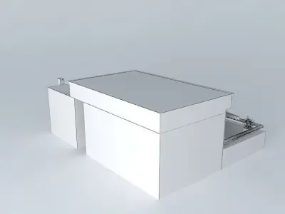 coberturaorkut house with awning Free 3D model