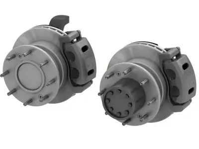 DUALLY TRUCK BRAKE 3D model