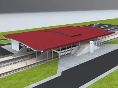 INDUSTRIAL STRUCTURES 2 3D model