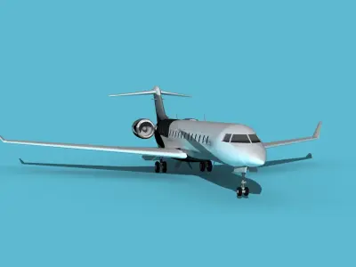 Bombardier Global 7000 V08 3D model