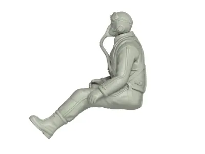 Pilot - RAF 3D print model