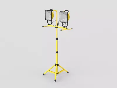 Halogen work lights 3D model