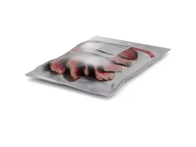 Deli sausages Roast Beef Slices Low-poly 3D model