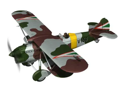 Fiat CR 32 - Hungarian Royal Air Force - V159 3D model