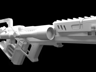 GUN MODEL Free low-poly 3D model