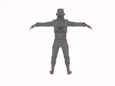 Sci Fi suit 3D model order