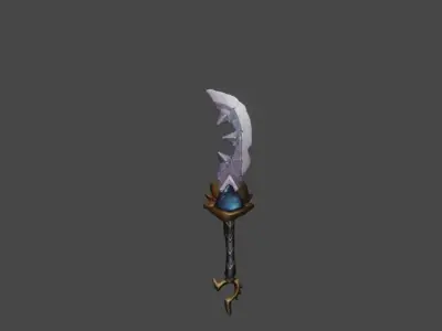 Zeloeman Sword A 11 Low-poly 3D model