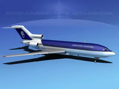 Boeing 727-100 Executive 3D model