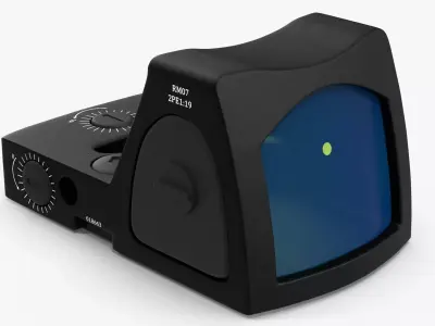 Trijicon RMR Sight Low-poly 3D model