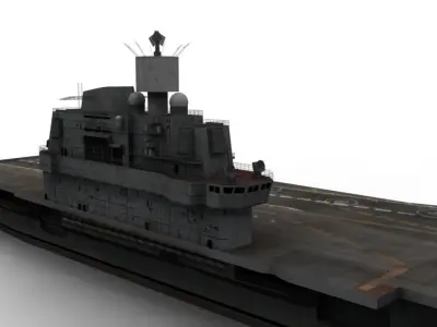 Kuznestov Russian Carrier Low-poly 3D model