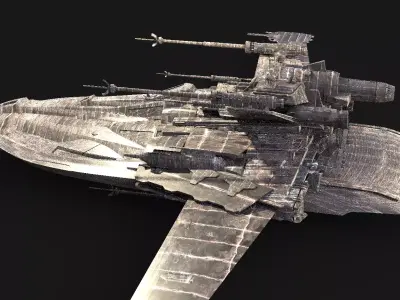 Spaceship Grand reaper 6 3D model