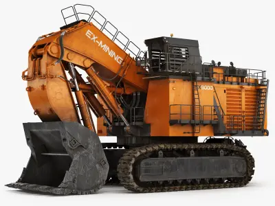 Mining Excavator Loading Shovel Generic 3D model