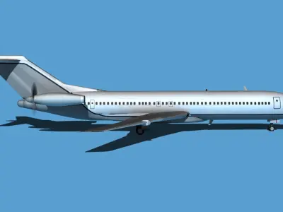 Boeing 7X7-2 Jet Fan V209 3D model