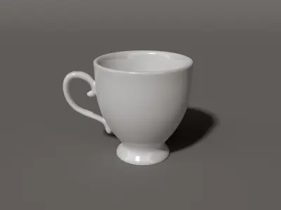 Tea Cup Free 3D model purchase