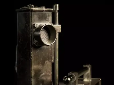 HT-1E Village Radio Low-poly 3D model