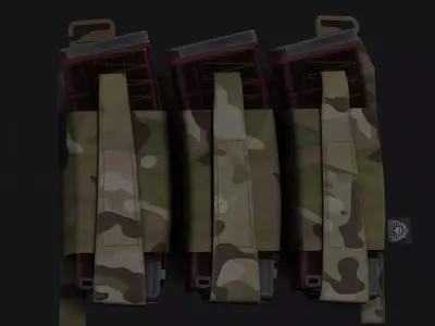 Ferro TEAR Front Flap Low-poly 3D model