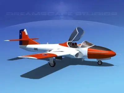 Cessna T-37 Tweetybird Chile 3D model