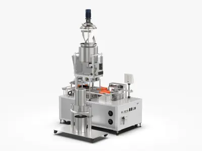 Fully Automatic Tube Loading and Glue Collection Machine 3D model