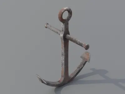Anchor Rusty 3D model