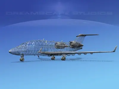 Bombardier VC-143 US Coast Guard 3D model