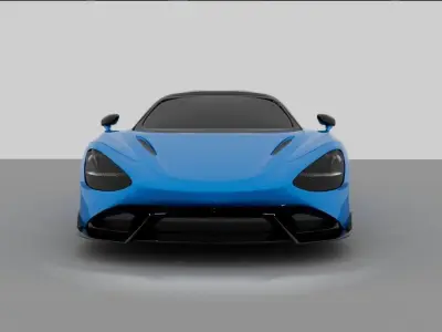 Mclaren 765 LT 3d model Free 3D model