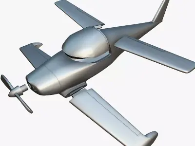 Rutan Model 54 Quickie Q2 - 3D Printable Model 3D print model