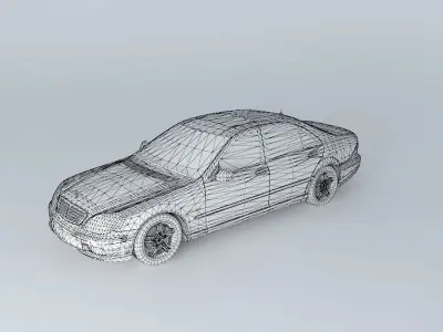 Mercedes-Benz S65 AMG W220 2005 Free 3D model