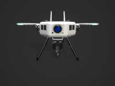 Drone RX Low-poly 3D model