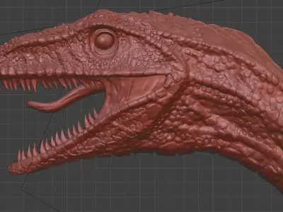 Dinosaur Creature 3D Model 3D model