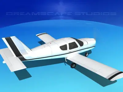 Socata TB-20 Trinidad V13 3D model