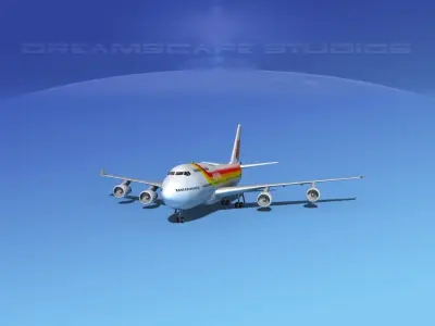 Boeing 747-400 Iberia 3D model
