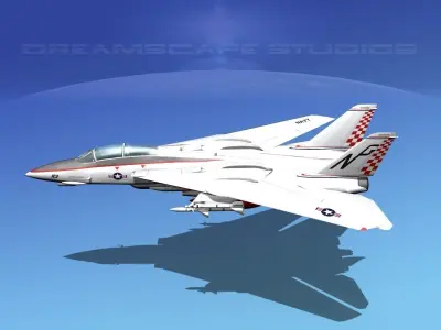 Grumman F-14D Tomcat T06a VF211 3D model