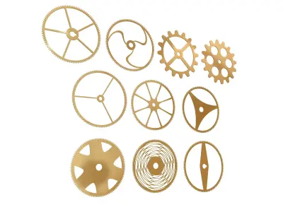 Watch Gears 3D model