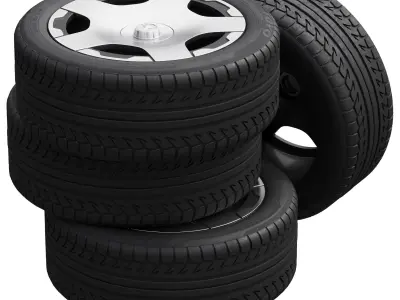 Mercedes wheels 3D model