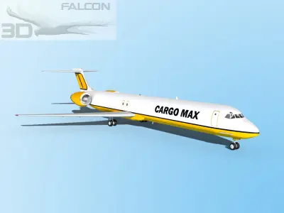 Falcon3D MD-80 CargoMax 3D model