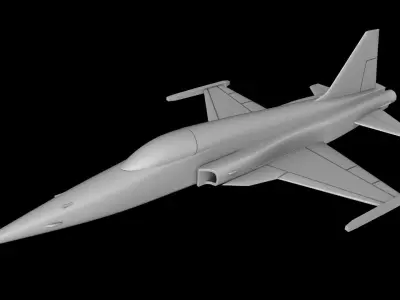 STL FILES OF SCALE MODEL F-5 TIGER Scale 1-48 3D print model