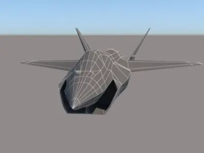 Su-75 Checkmate Low-poly 3D model