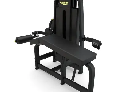 Technogym - Selectorised - Prone Leg Curl 3D model