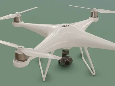 DJI Phantom 4 3D model