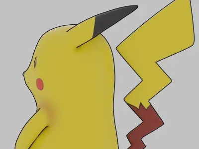 pikachu 3d model rigged Free 3D model