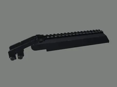 AK B-33  Zenit Dust Cover Low-poly 3D model