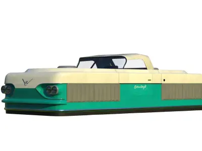 Air Car Model 2500 Howercraft 3D model