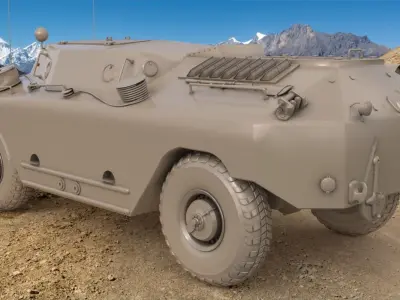 FUG OT 65 Clay V Ray 3D model