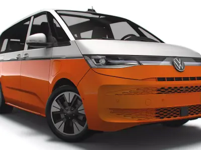 Volkswagen Multivan eHybrid Long T7 2023 3D model